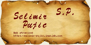 Selimir Pujić vizit kartica
